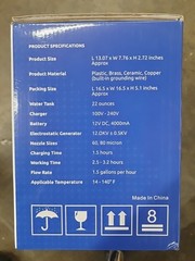 DISINFECTAID TC-77X Handheld Electrostatic Cordless Sprayer for Disinfectants VG