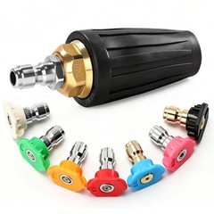 Pressure Washer Turbo Nozzle Tips, 360° Rotating Spray Turbo Nozzle Pressur