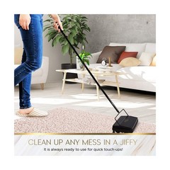 Fuller Brush 17027 Electrostatic Carpet & Floor Sweeper – 9″ Cleaning Path – …