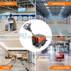 RT35 17″ Walk-Behind Floor Scrubber Dryer Machine,9.2-gal Tank,19000 sqft/h