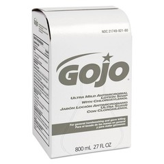 GOJO 921212CT 800 mL Ultra Mild Lotion Soap Refill – Floral Balsam (12/CT) New