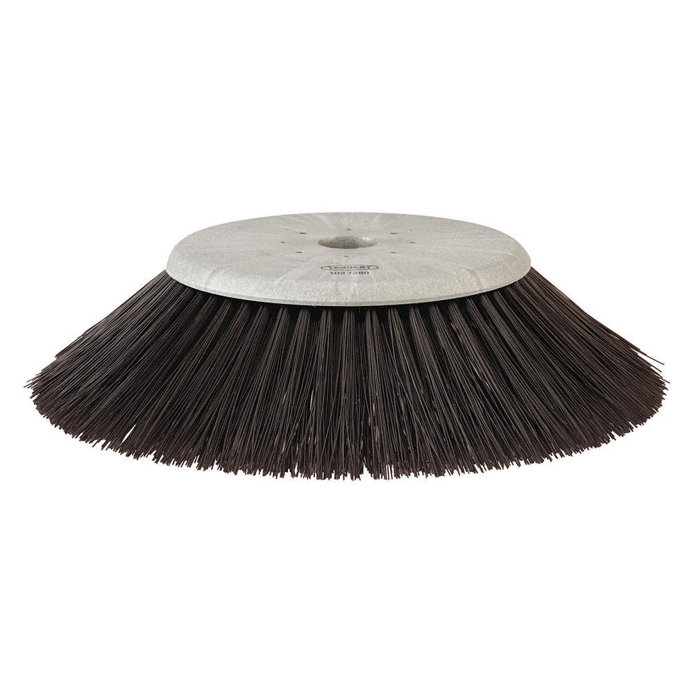 TENNANT 1027380 Rotary Brush,26 in Dia,Black 55HD28