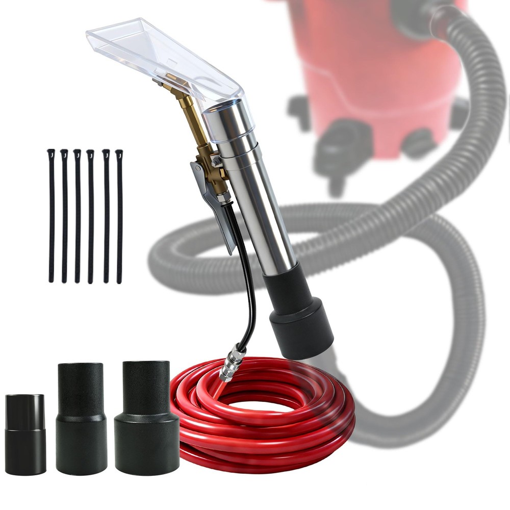 Universal with Any Brand Vac Extractor Hose Kit Attachment with 2-1/2″ & 1-7/…