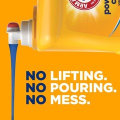 ARM & HAMMER Liquid Laundry Detergent, Powerfully 205 Fl Oz (Pack of 1)