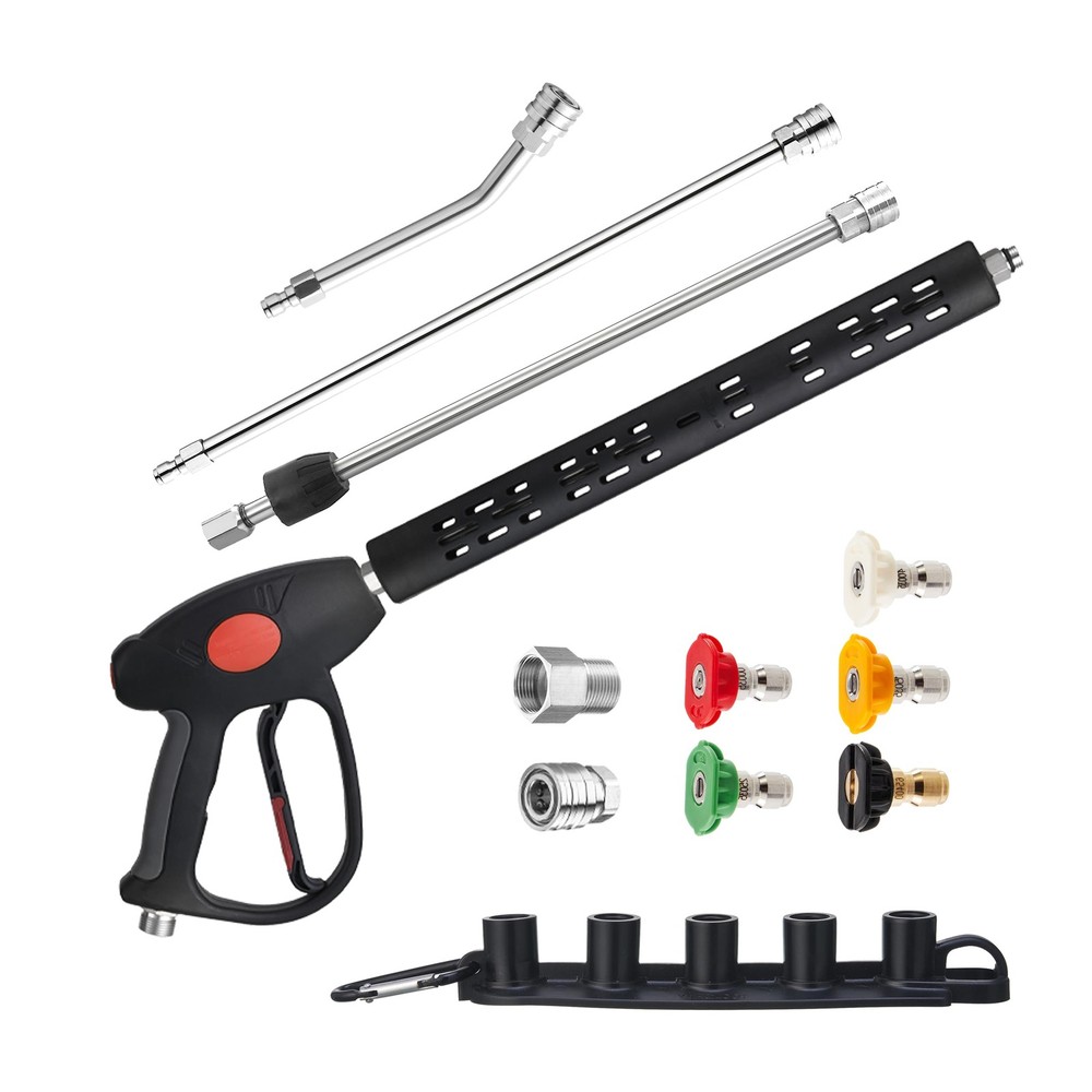 M MINGLE High Pressure Washer Gun, Extension Wands and 30 Degree 64 Inch