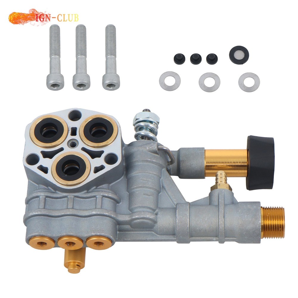 Fit For 510020 & 520006 Axial Cam 7108366 Pressure Washer Pump Manifold KIT