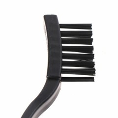 2Pcs Black Plastic Ground PCB Rework Dust Record Cleaner Tool Anti-Static Brush