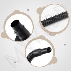 MWEDP 14-37-0105 Vacuum Hose Compatible with 18V 15 feet, Black