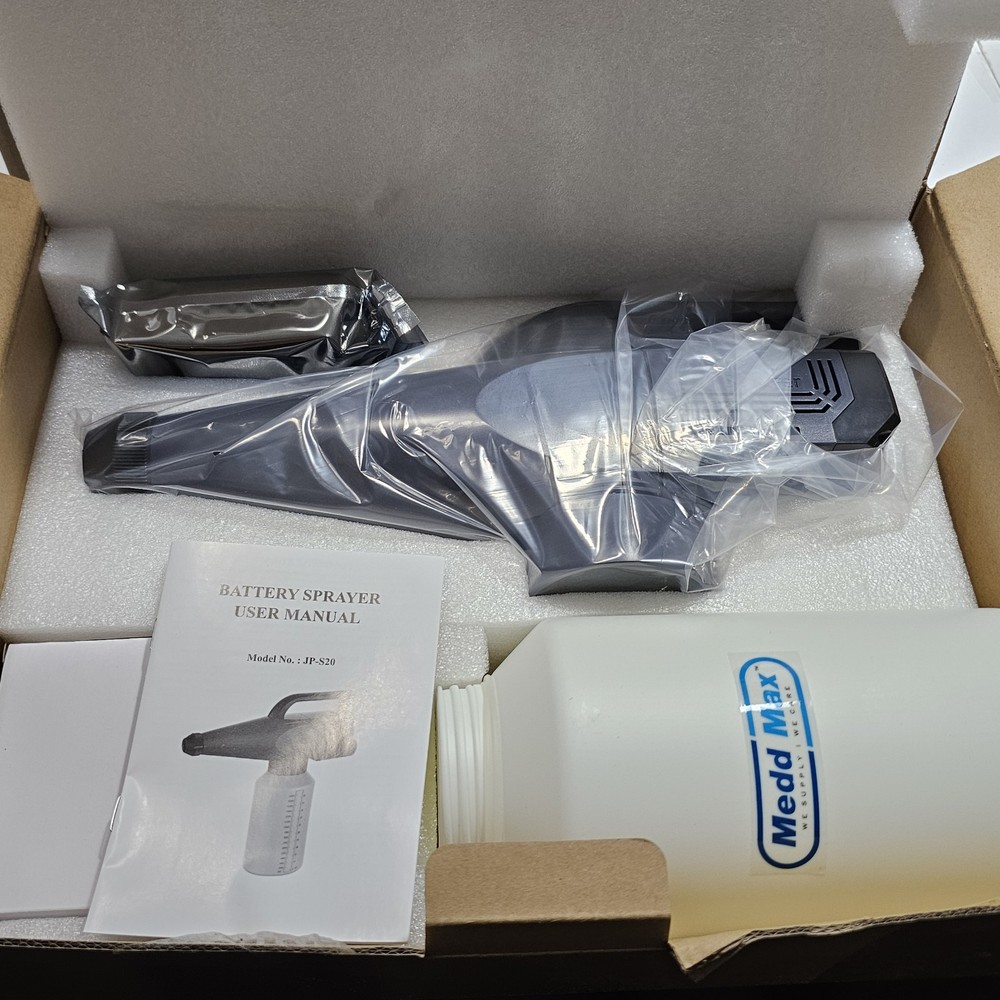 MeddMax JP-S20 Disinfectant Sanitizer Mist Sprayer Rechargeable