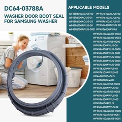 DC64-03788A Washer Door Boot Seal for Samsung Washing Machine, Door…