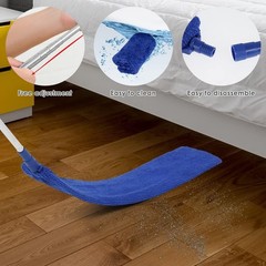 Retractable Gap Dust Cleaner Brush with Long Handle (30 to 100 43*5*3, Blue