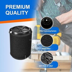 Vac Filter accessories Compatible For Ridgid 5-20 Gallon Wet/Dry Vacuum