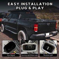 LED Tail Lights & Headlights for Toyota Tundra 2014-2021 Plug & Play