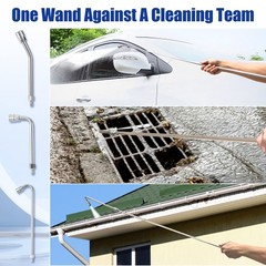 M MINGLE Pressure Washer Extension Wand – 120″ Upgrade Power 120 Inch