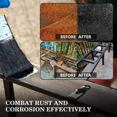 Rust Converter 64 fl. oz – Black Metal Primer & Rust Remover for Cars