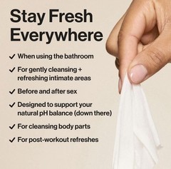 The Honest Company Hypoallergenic Flushable Wipes Sensitive Skin 42 Ct Pack of 3