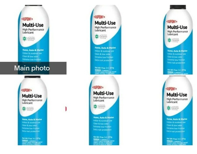 6 cans DuPont Multi-Use Lubricant Aerosol Spray, 11 Oz