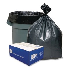 Platinum Plus Can Liners, 60 gal, 39″ x 56″, Gray, 5 Bags/Roll, 5 Rolls/Carton