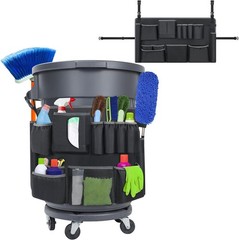 Can Caddy Bags Fit 32-55 Gallon Garbage Bins, Garbage Bin Caddy Bag Organizer