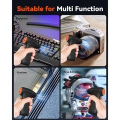 3 Gear Adjustable 130000RPM Compressed Air Duster Computer Keyboard 8000mAh