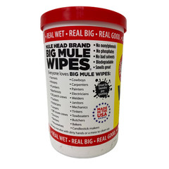 Big Mule Wipes 10″X12″ Heavy Duty Cleaning Wipe, 72 Count