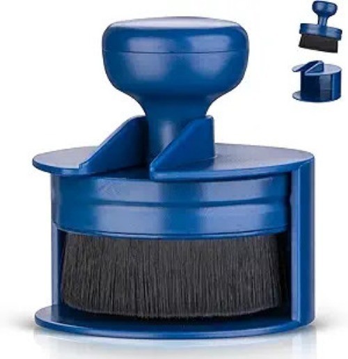 Car Tire Shine Applicator Brush with Stand for Auto Detaili Size: 1Color: Blue
