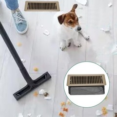 Sumnacon Floor Register Cover Trap 8 Pack Vent Traps for Home Black