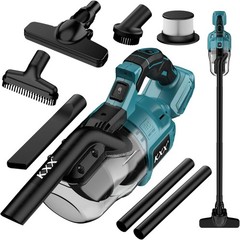 KXX Cordless Vacuum for makita 18V Battery, Handheld Electric Power Blue