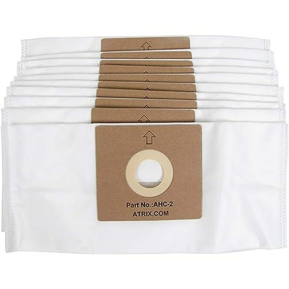 Atrix AHC-2 Replacement HEPA Filter Bags for AHC-1 Turbo Red 10-Pack, White