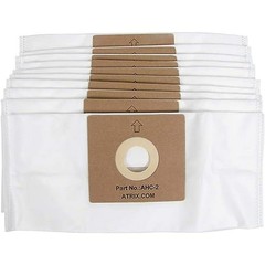 Atrix AHC-2 Replacement HEPA Filter Bags for AHC-1 Turbo Red 10-Pack, White