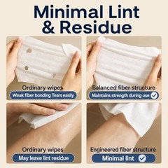 Flushable Wet Wipes, Fragrance Free, Extra Large, 1200 Count, Septic Safe