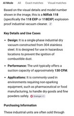 Nilfisk 118 Industrial Vacuum