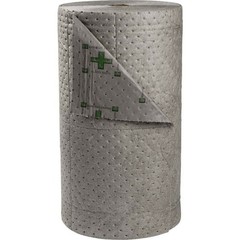 Brady Ht303 Sorbent Roll, 63 Gal, 30 In X 300 Ft, Universal, Gray, Polypropylene