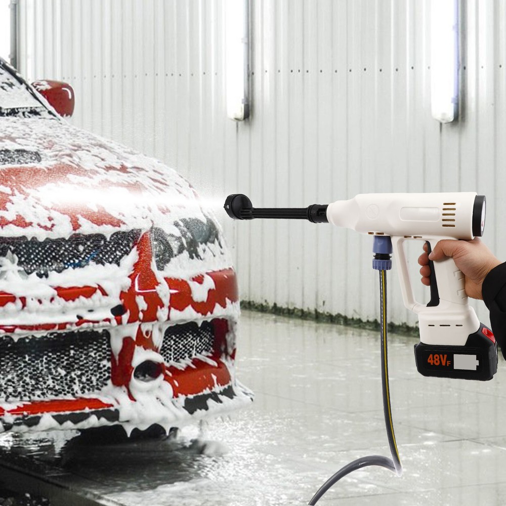 Portable Cordless Battery Powered Pressure Washer For Car Home Garden Wash NEW