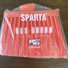 Sparta 12 In. Orange Polypropylene Flagged Upright Broom Head