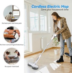 Floor Scrubber Cleaner Machine Commercial Hard Polisher Compact Electric Mop