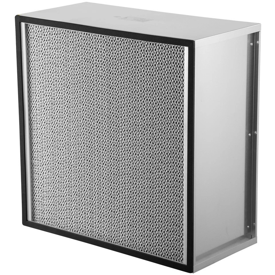 HEPA Filter Replacement Pleated Air Filter 24x24x11.5in Galvanized Frame