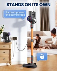 Zynet S8 Cordless Vacuum Cleaner 500W/45Kpa/40Mins Lightweight Stick Vacuum For
