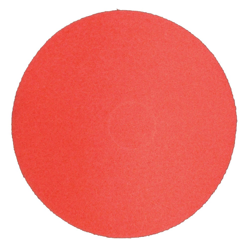 ABILITY ONE 7910-01-091-8960 Buffing Pad,20 in Dia,Red,PK5 52HU08