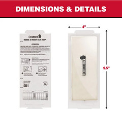 Catchmaster 72TC Glue Boards for Tin Cat & Pro-Ketch Insect & mouse Control trap
