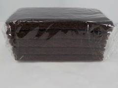 Scrubble Brown Scrub Strip Pads 5 Pack Floor Cleaning Industrial 4.75 X 10.25 in