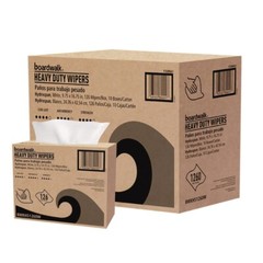 Boardwalk HS1260W 1-Ply Hydrospun Wipers – White (126/Box, 10 Boxes/Carton) New