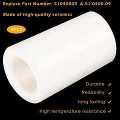 3PCS General Pump Piston Replace Ceramic 15mm 51040009 for TP Pumps (15x25x9 mm)