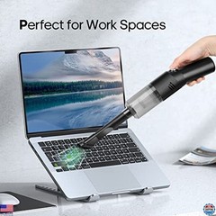 High Power Portable Mini Car Vacuum Cleaner, Cordless Handheld Rechargeable 400g