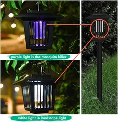 Courtyard Mosquito Killer (2-Pack) – Outdoor Lamp for Patio, Garden & Yard