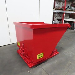 1.5 Cu Yd Light Duty Self Dumping Trash Hopper 65″ x 57″ x 41″ OD