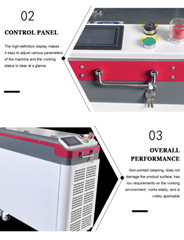 500W Pulse Laser Cleaning Machine Portable Rust Stain Graffiti Coating Remover