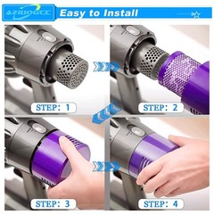 Aziliogcc Replacement V10 Filters For Dyson V10 Cyclone Series V10 Absolute V10