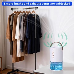 Dehumidifiers for Home, 60 Oz Small Dehumidifier for Basement. Portable Dehum…