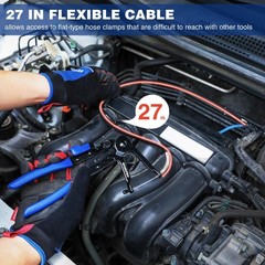 Flexible Hose Clamp Plier 27 Inch Spring Clamp Removal Automotive Tool Kit NEW